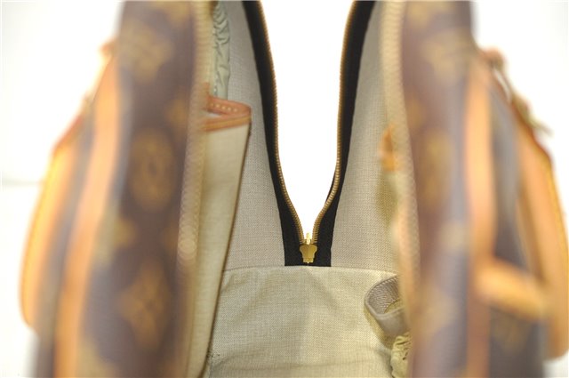 Authentic Louis Vuitton Monogram Deauville Hand Bag M47270 LV 7210E