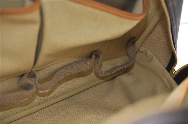 Authentic Louis Vuitton Monogram Deauville Hand Bag M47270 LV 7210E