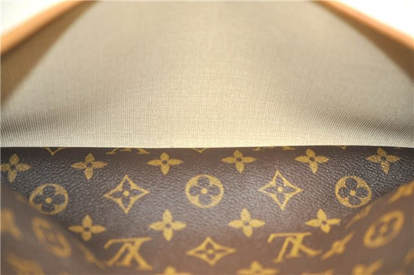 Authentic Louis Vuitton Monogram Deauville Hand Bag M47270 LV 7210E