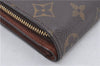 Authentic Louis Vuitton Monogram Compact Zip Bifold Wallet Purse M61667 LV 7211E