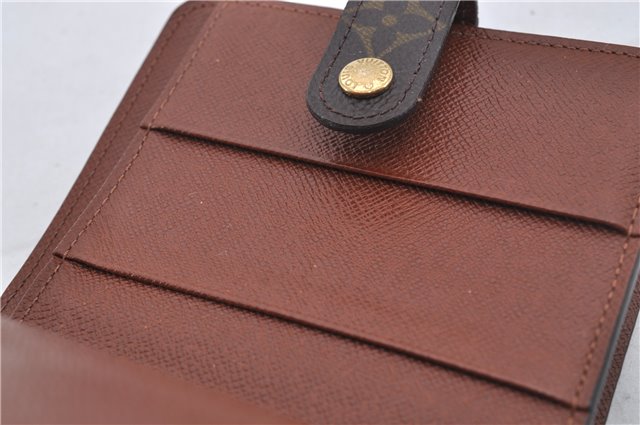 Authentic Louis Vuitton Monogram Compact Zip Bifold Wallet Purse M61667 LV 7211E