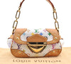 Auth Louis Vuitton Monogram Multicolor Marilyn Shoulder Bag M40127 White 7211I