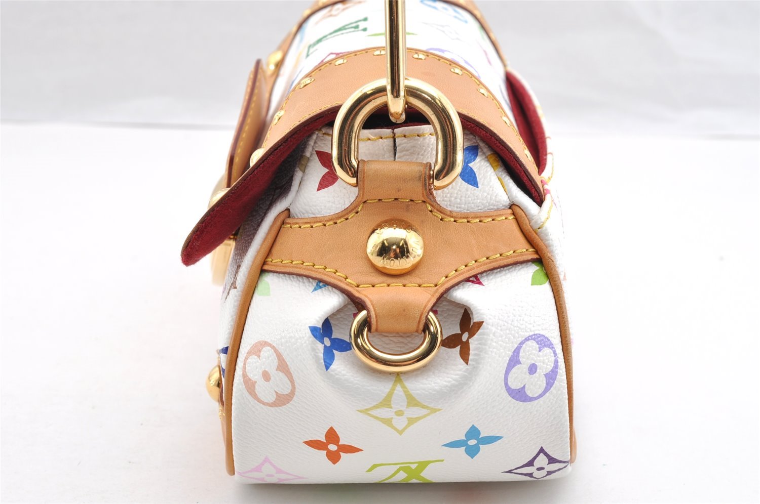 Auth Louis Vuitton Monogram Multicolor Marilyn Shoulder Bag M40127 White 7211I