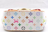 Auth Louis Vuitton Monogram Multicolor Marilyn Shoulder Bag M40127 White 7211I