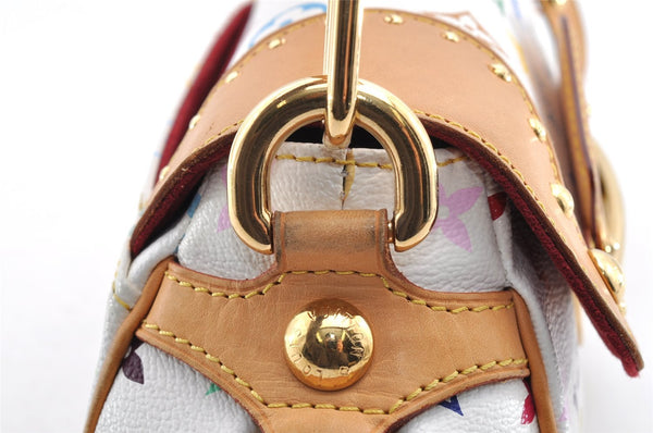 Auth Louis Vuitton Monogram Multicolor Marilyn Shoulder Bag M40127 White 7211I