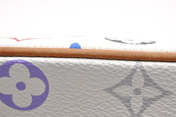 Auth Louis Vuitton Monogram Multicolor Marilyn Shoulder Bag M40127 White 7211I