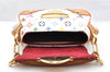Auth Louis Vuitton Monogram Multicolor Marilyn Shoulder Bag M40127 White 7211I