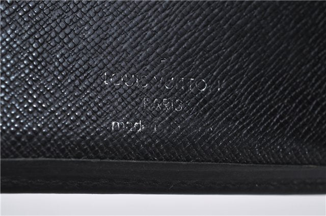 Authentic Louis Vuitton Epi Portefeuille Marco Wallet Black M63652 LV 7212D