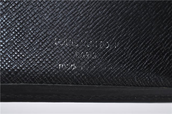 Authentic Louis Vuitton Epi Portefeuille Marco Wallet Black M63652 LV 7212D