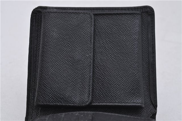 Authentic Louis Vuitton Epi Portefeuille Marco Wallet Black M63652 LV 7212D