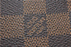 Authentic Louis Vuitton Damier Portefeuille Tresor Wallet Purse N61736 LV 7212F