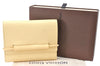 Louis Vuitton Epi Portefeuille Elastic Trifold Wallet Ivory M6346A LV Box 7213A