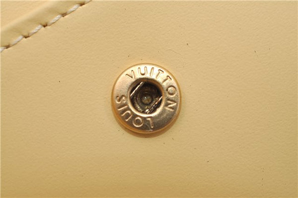 Louis Vuitton Epi Portefeuille Elastic Trifold Wallet Ivory M6346A LV Box 7213A