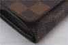 Auth Louis Vuitton Damier Porte Monnaie Billets Tresor Wallet N61730 LV 7213D
