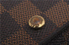 Auth Louis Vuitton Damier Porte Monnaie Billets Tresor Wallet N61730 LV 7213D