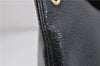 Authentic GUCCI Vintage Bamboo Shoulder Bag Leather 0011880 Black 7216C