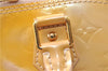 Authentic Louis Vuitton Vernis Alma PM Hand Bag Purse Yellow LV 7216E