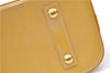 Authentic Louis Vuitton Vernis Alma PM Hand Bag Purse Yellow LV 7216E