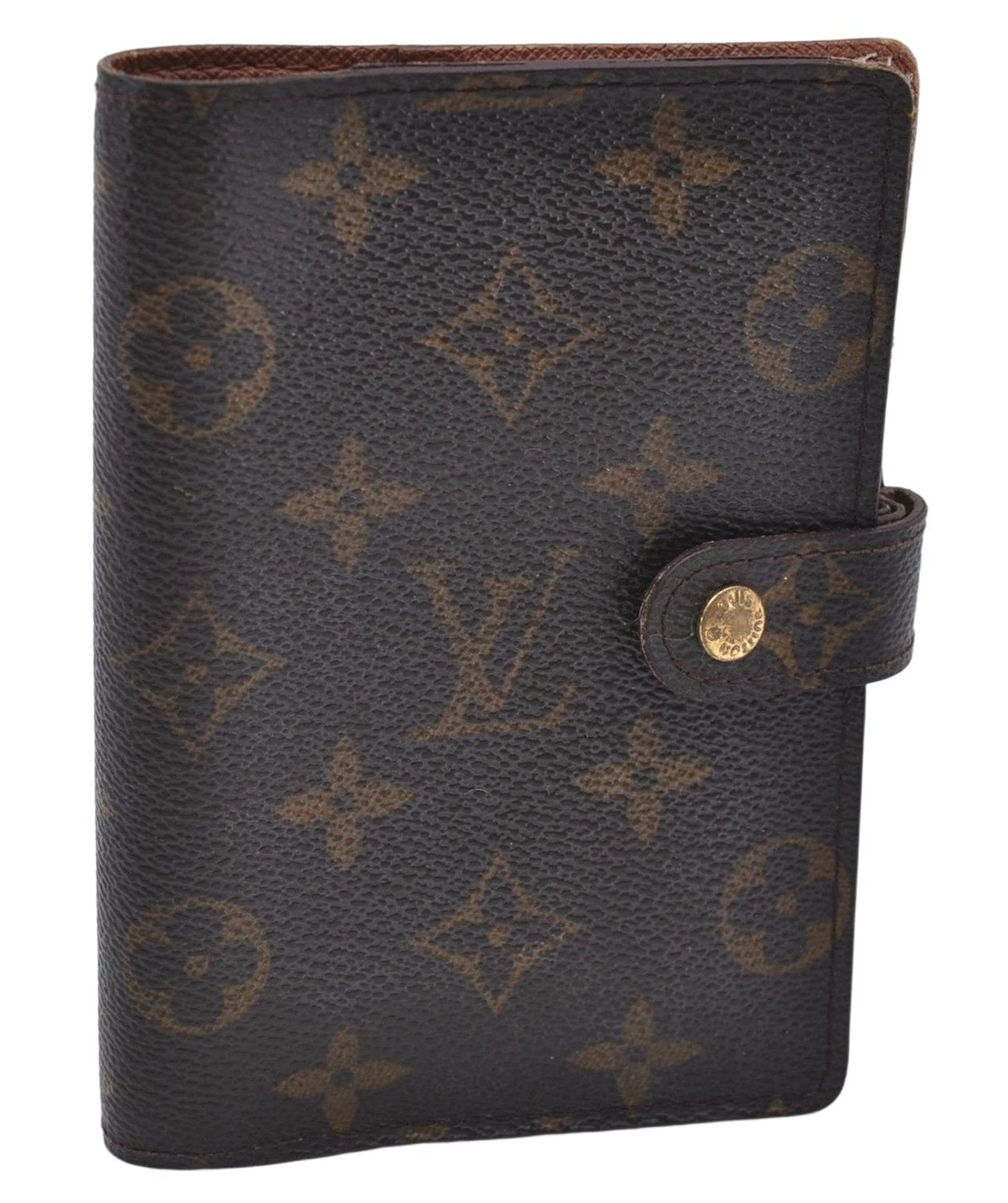 Authentic Louis Vuitton Monogram Agenda PM Day Planner Cover R20005 LV 7221D