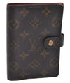 Authentic Louis Vuitton Monogram Agenda PM Day Planner Cover R20005 LV 7221D