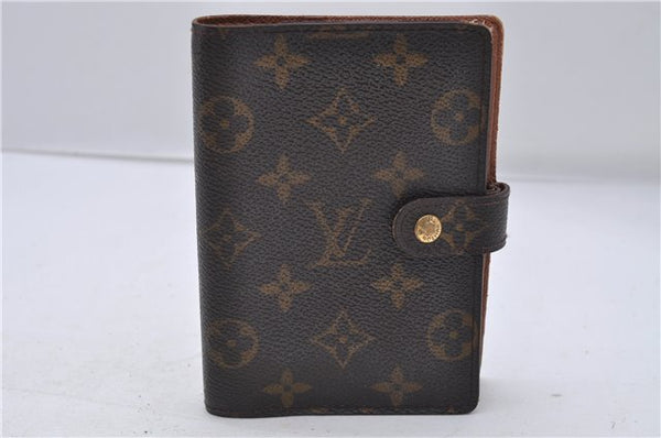 Authentic Louis Vuitton Monogram Agenda PM Day Planner Cover R20005 LV 7221D