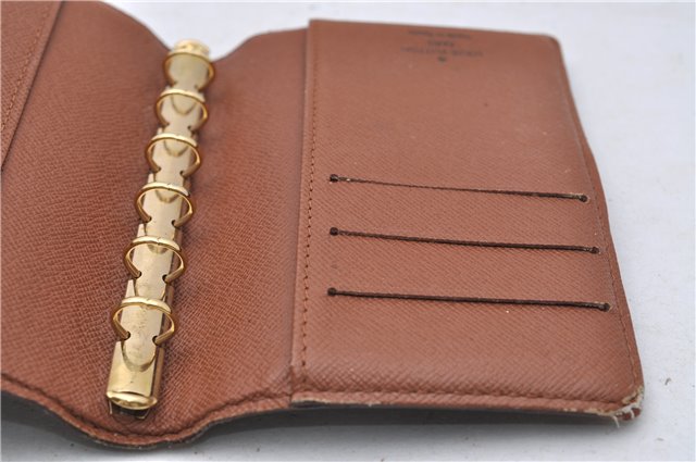 Authentic Louis Vuitton Monogram Agenda PM Day Planner Cover R20005 LV 7221D
