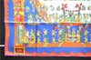 Authentic HERMES Carre 90 Scarf "ASTRES et SOLEILS" Silk Blue Paper Bag 7221E