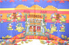Authentic HERMES Carre 90 Scarf "ASTRES et SOLEILS" Silk Blue Paper Bag 7221E