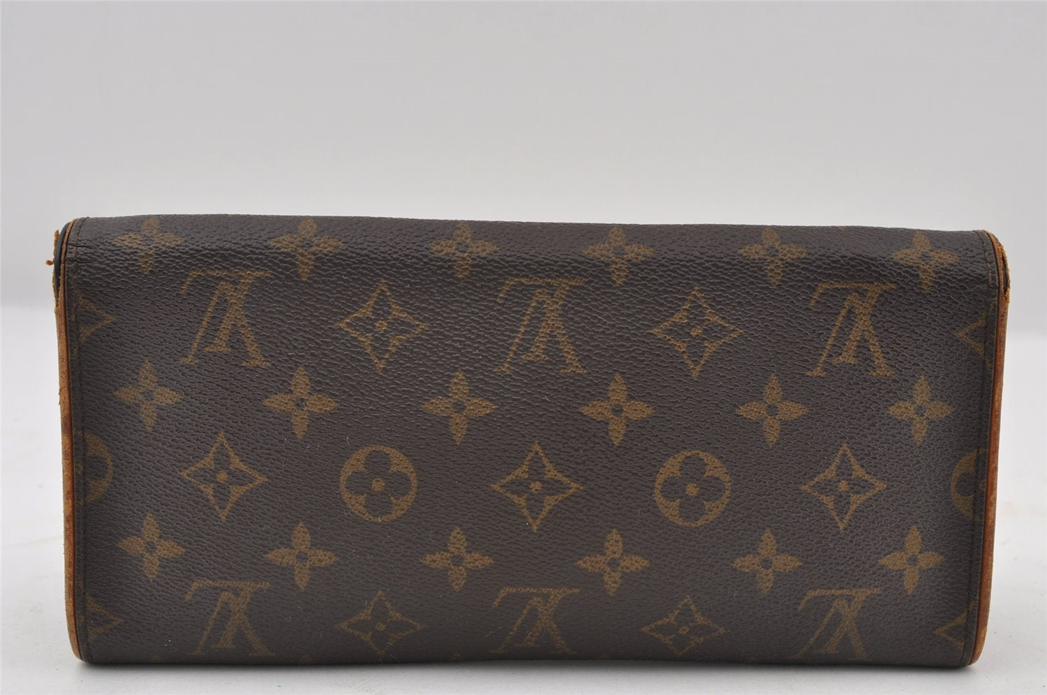 Authentic Louis Vuitton Monogram Pochette Twin GM Shoulder Bag M51852 LV 7221I