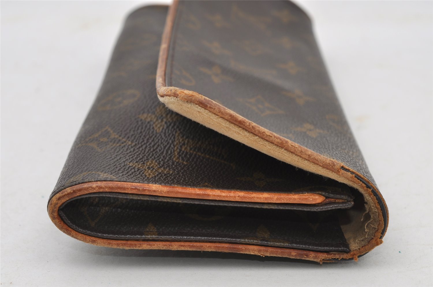 Authentic Louis Vuitton Monogram Pochette Twin GM Shoulder Bag M51852 LV 7221I