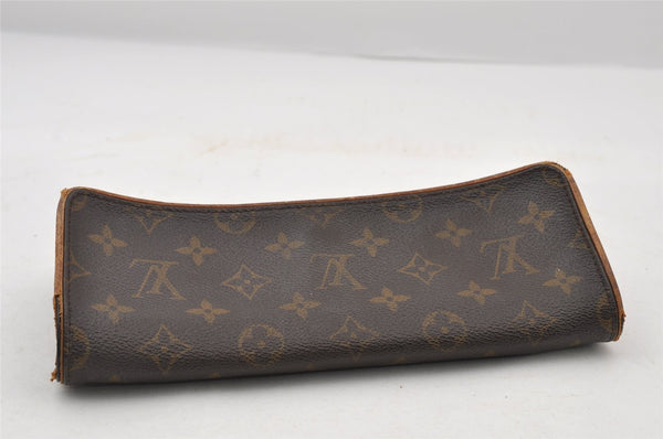 Authentic Louis Vuitton Monogram Pochette Twin GM Shoulder Bag M51852 LV 7221I