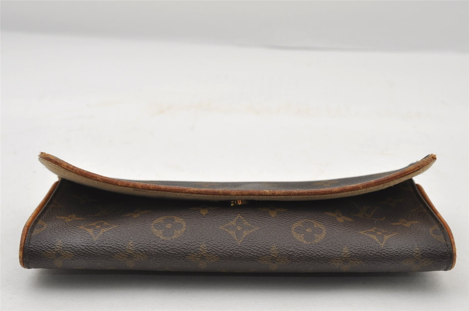 Authentic Louis Vuitton Monogram Pochette Twin GM Shoulder Bag M51852 LV 7221I