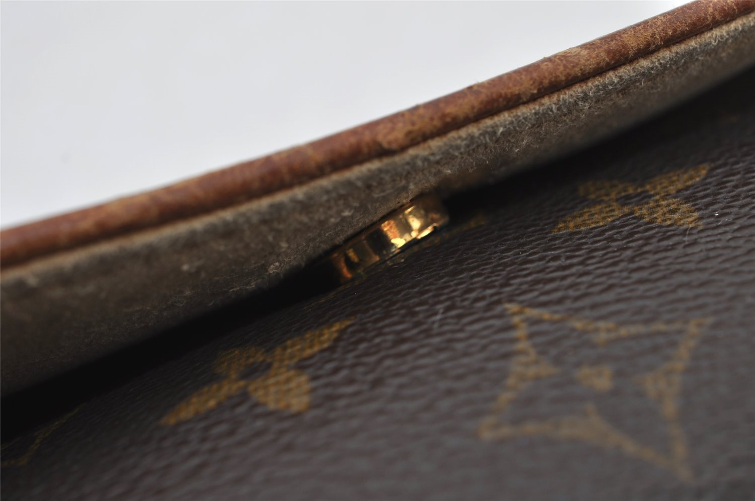 Authentic Louis Vuitton Monogram Pochette Twin GM Shoulder Bag M51852 LV 7221I