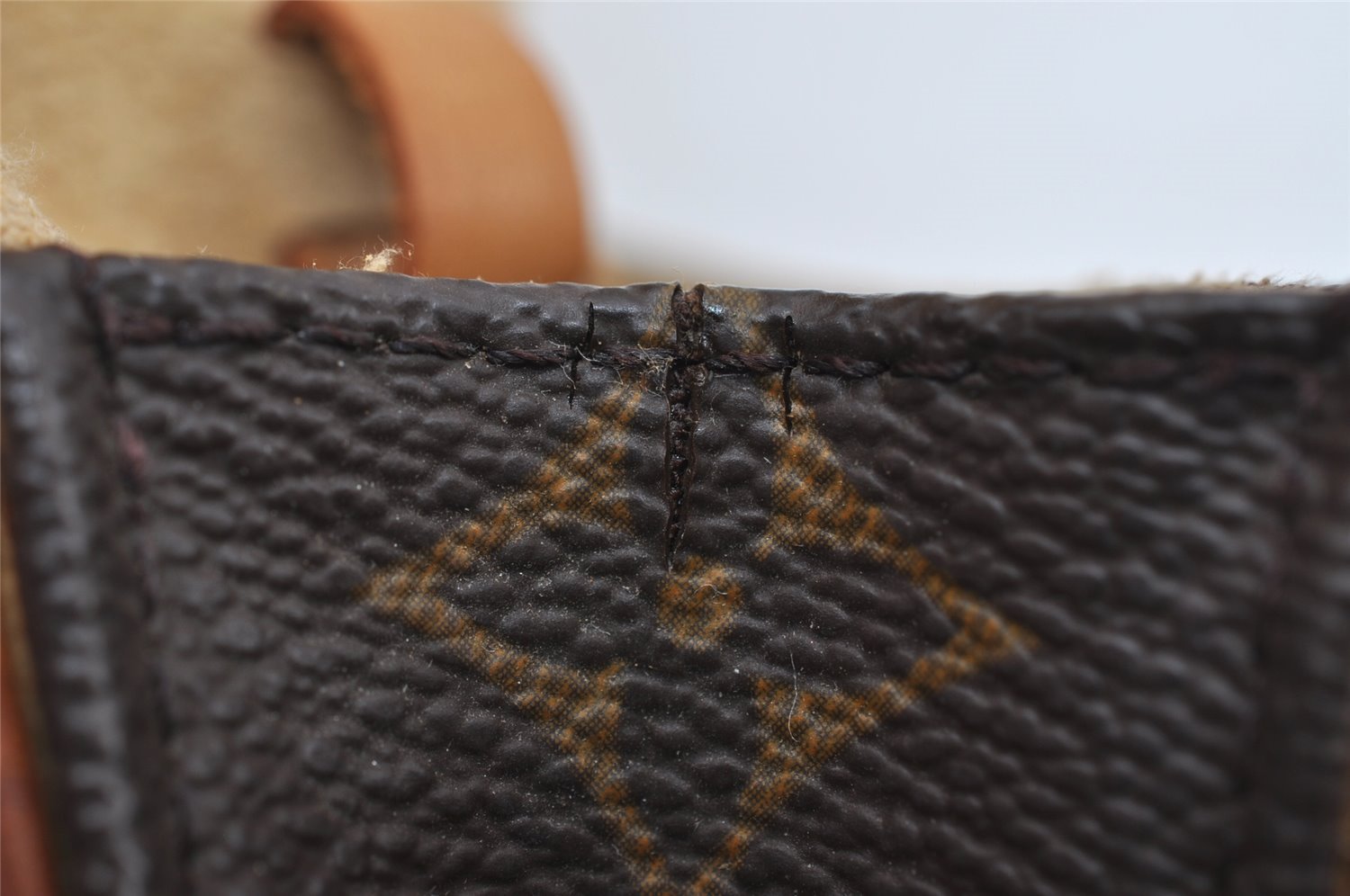 Authentic Louis Vuitton Monogram Pochette Twin GM Shoulder Bag M51852 LV 7221I