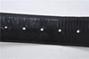 Authentic GUCCI Guccissima Belt GG Leather Size 80cm 31.5" 114876 Black 7222E