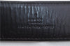 Authentic GUCCI Guccissima Belt GG Leather Size 80cm 31.5" 114876 Black 7222E