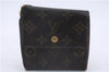 Authentic Louis Vuitton Monogram Bifold Wallet Purse 3Set LV 7224D