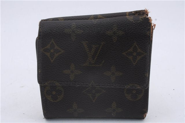 Authentic Louis Vuitton Monogram Bifold Wallet Purse 3Set LV 7224D