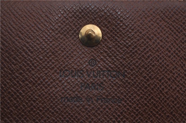 Authentic Louis Vuitton Monogram Bifold Wallet Purse 3Set LV 7224D