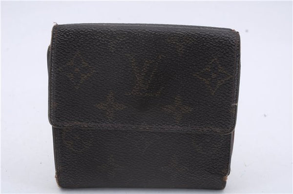 Authentic Louis Vuitton Monogram Bifold Wallet Purse 3Set LV 7224D