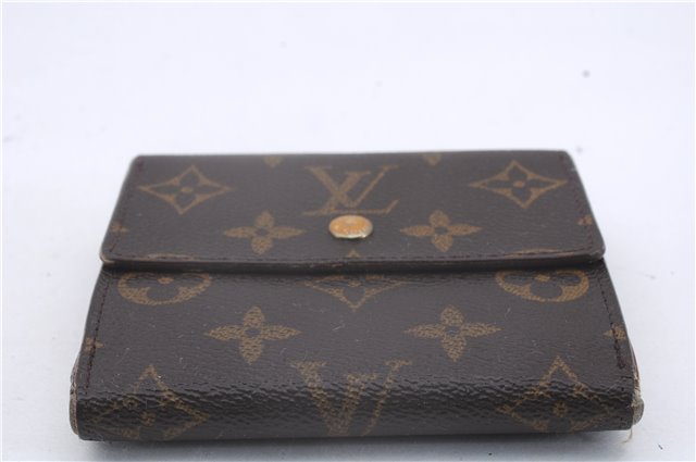 Authentic Louis Vuitton Monogram Bifold Wallet Purse 3Set LV 7224D