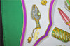 Authentic HERMES Carre 90 Scarf "Qu' importe le flacon" Silk Green 7224E