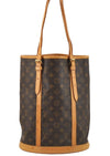 Authentic Louis Vuitton Monogram Bucket GM Shoulder Tote Bag M42236 Junk 7224I