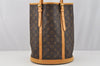 Authentic Louis Vuitton Monogram Bucket GM Shoulder Tote Bag M42236 Junk 7224I