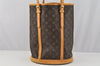 Authentic Louis Vuitton Monogram Bucket GM Shoulder Tote Bag M42236 Junk 7224I