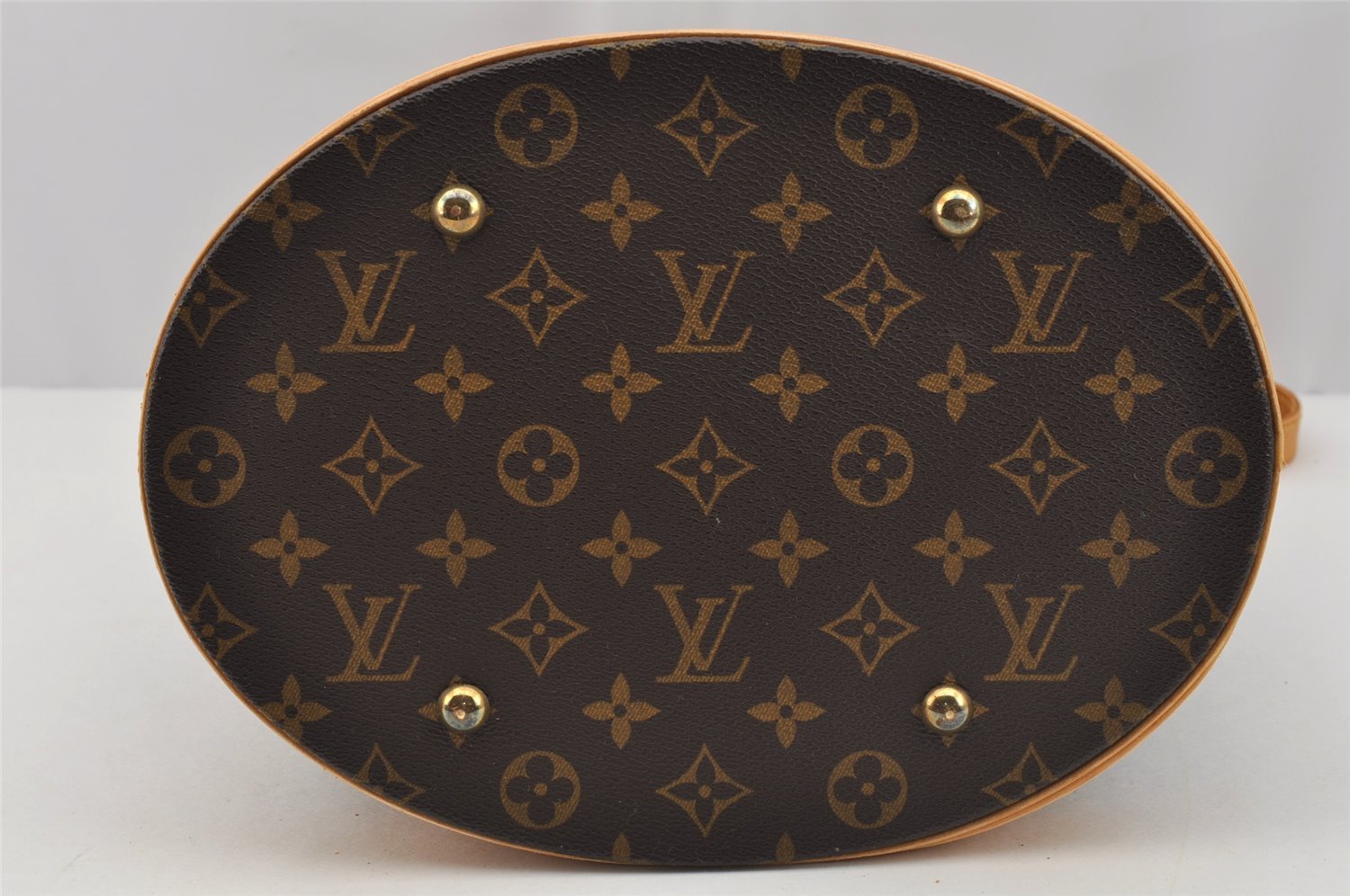 Authentic Louis Vuitton Monogram Bucket GM Shoulder Tote Bag M42236 Junk 7224I