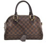 Authentic Louis Vuitton Damier Duomo Hand Boston Bag Purse N60008 LV 7225I