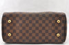 Authentic Louis Vuitton Damier Duomo Hand Boston Bag Purse N60008 LV 7225I