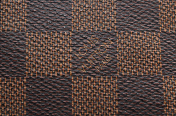 Authentic Louis Vuitton Damier Duomo Hand Boston Bag Purse N60008 LV 7225I