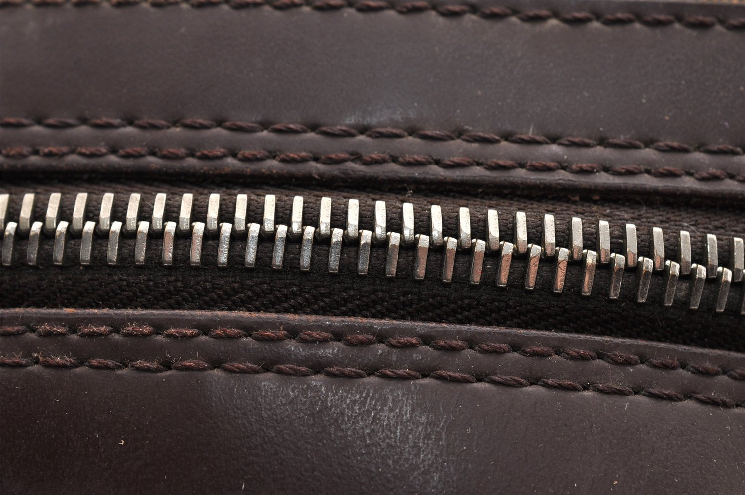 Authentic Louis Vuitton Damier Duomo Hand Boston Bag Purse N60008 LV 7225I